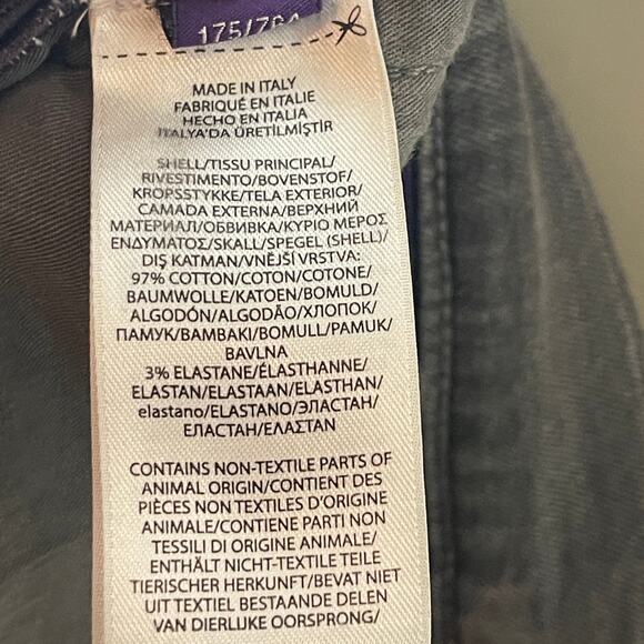 Ralph Lauren Purple Label men grey stretch skinny jeans 30x31 - Picture 10 of 10